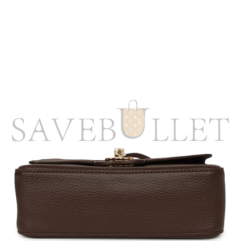 CHANEL MINI FLAP BAG DARK BROWN AS6573 (20*13*6cm)